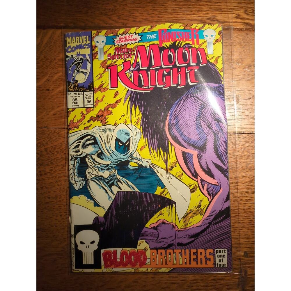 MARC SPECTOR: MOON KNIGHT #35 HIGH GRADE 1ST APP MARVEL COMIC BOOK CM27-239